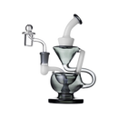 Smoke and White 8" Recycler Left View