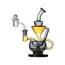 Smoke and Yellow 8" Recycler Left View
