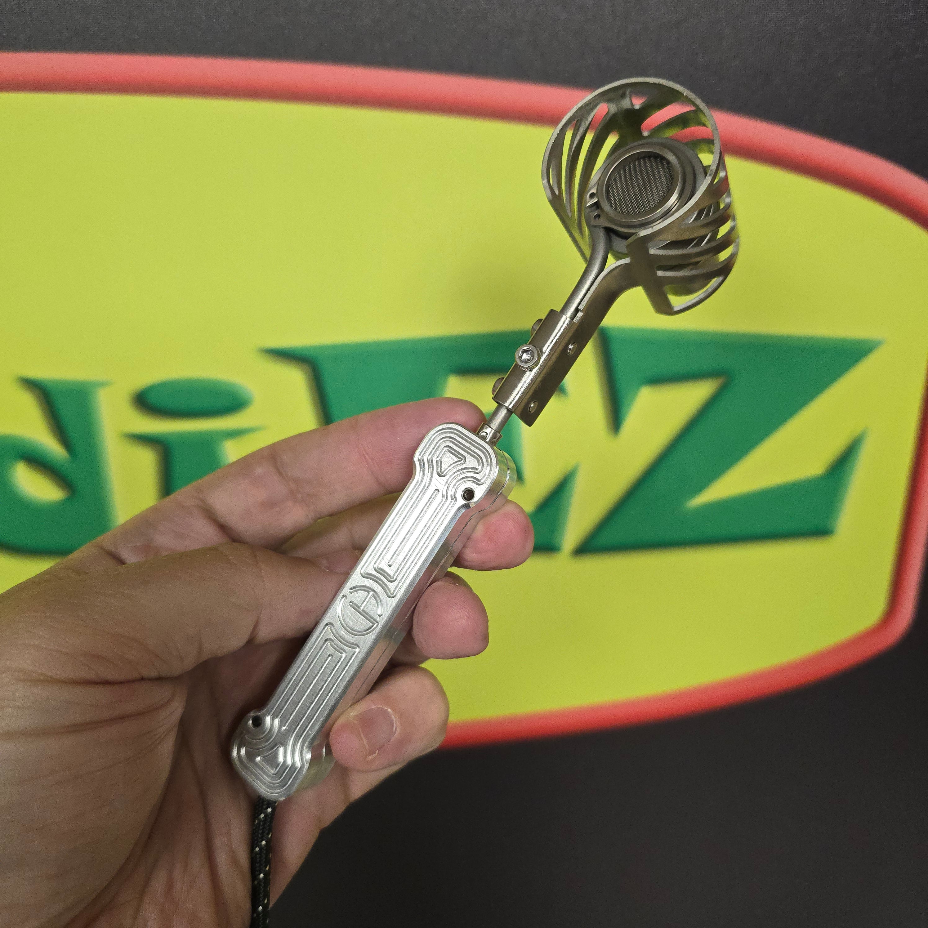 The B-Zero is the latest iteration of the "B" series of heads. This time, it is a single piece "ball" device inspired by the different DIY devices appearing in the community, namely the DIY device put together by "secreagent" which involved the CH 18mm posts and a 16mm coil.

CH removed the machined screen (extra mass) and replaced with a second 5/8 double weave screen located directly below the coil. They also increased the mass to fit one of our 20mm Flowerpot coils.