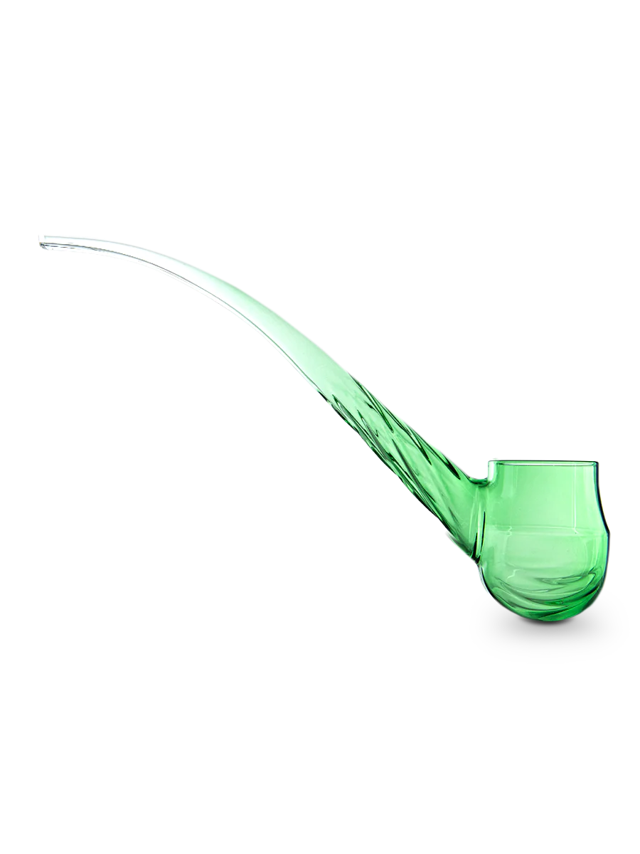 Hash is magic. The Proxy Wizard is an enchanting dry pipe with a longer spiral stem, allowing the vapor to cool before it reaches your mouth. The bowl is crafted with your hand in mind, featuring ergonomic grooves for a comfortable, secure grip. Made from hand-blown borosilicate glass, this legendary addition to the Proxy Collection is a true statement Piece. +10 Charisma.