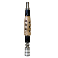 Light Burlwood Stem Installed on the Infinity Stem with Dani Fusion 2.0 Tip and Cap attached.