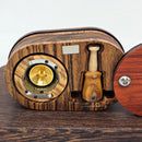 Vapman Case in Redheart/Acrylic/Maple Burl/Bocote.

Handcrafted in the United Kingdom by PhattPiggie.

You are purchasing one Vapman case. No Vapman unit is included. One is shown for demonstration purposes only. Case operates with a rotating magnetic lid.