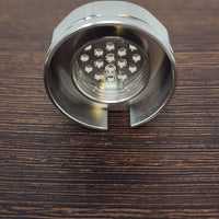 Works With 19 Hole "Weedeater" Diffuser, also works with the Screen Diffuser #3408
Grade 2 Titanium
Made in the USA
Rev 2 (revised for screen groove through top)