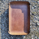 Brown 20x13 Tray on Gravel