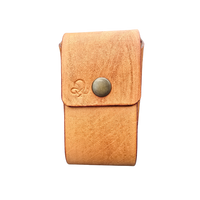 Light Brown 2 Battery 18650 Pouch