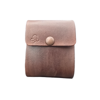 Dark Brown 3 Battery Pouch