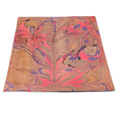 Large Leather Mat in Pink and Purple Marbling
