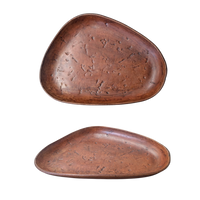 Brown Dimpled Molded Tray