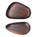 Dark Brown Textured Molded Tray