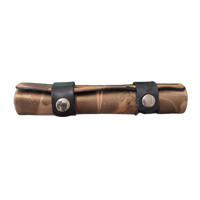 Brown Marbling Parchment Case