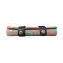 Green Pink Marbling Parchment Case