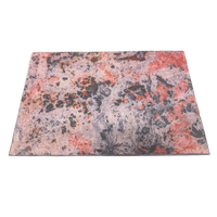 Small Leather Mat in Purple Marbling