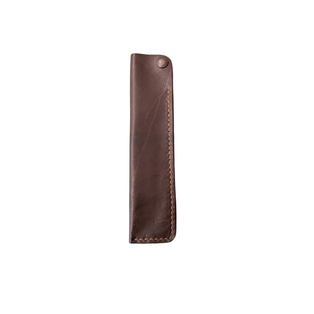 Dark Brown with Button