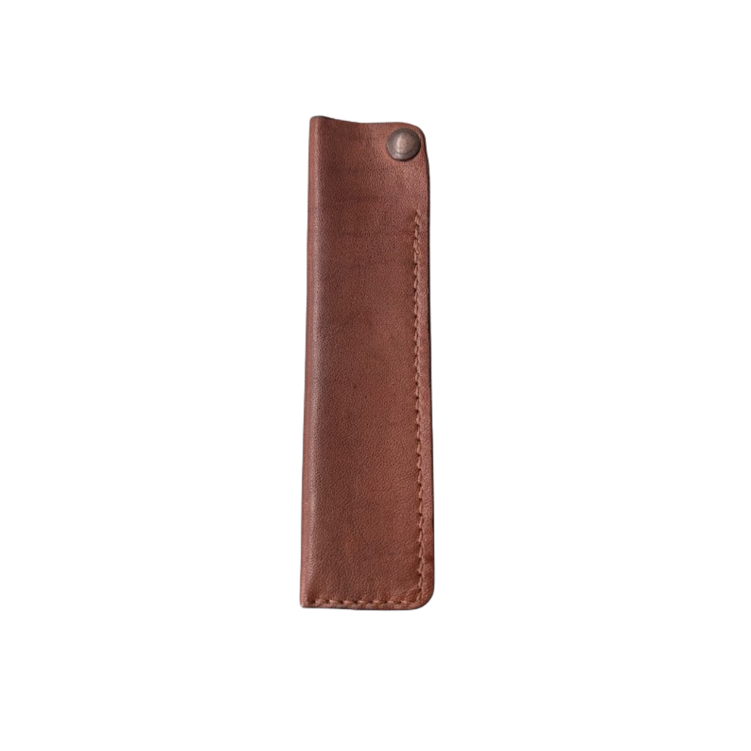 Medium Brown with Button