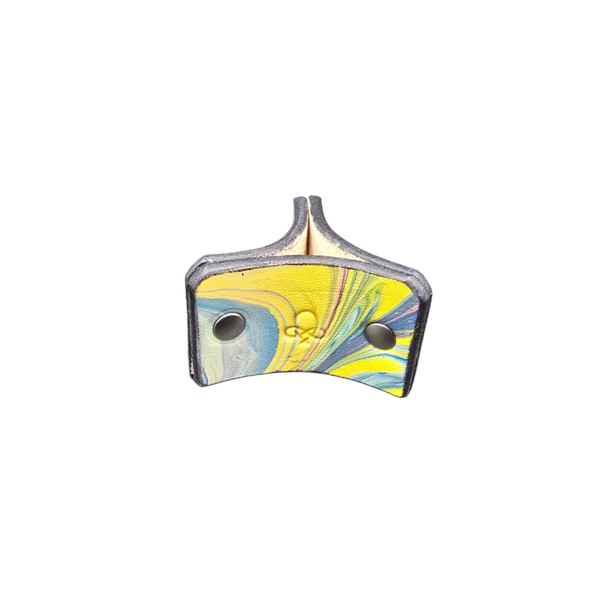 Blue Yellow Marbling