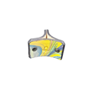 Blue/Yellow Marbling Tripod Stand