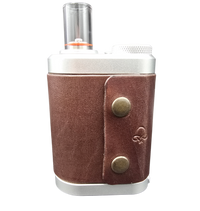 Dark brown short sleeve front view