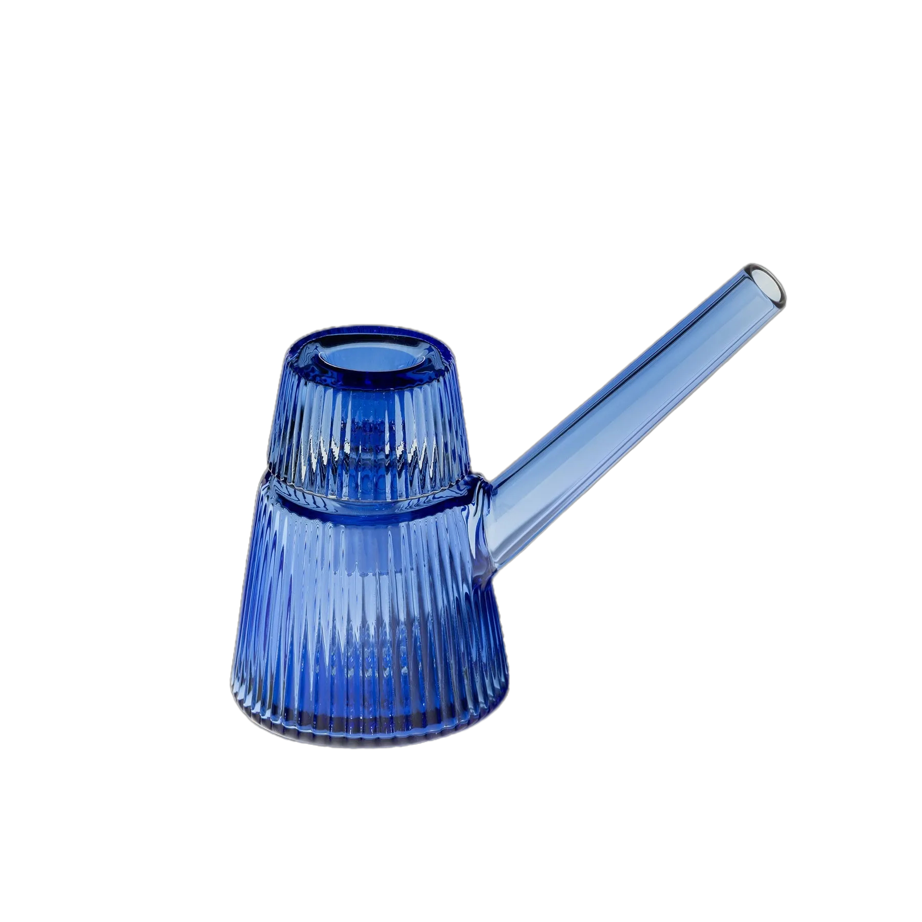 Deco Bubbler by nwtn HOME in blue top angle.