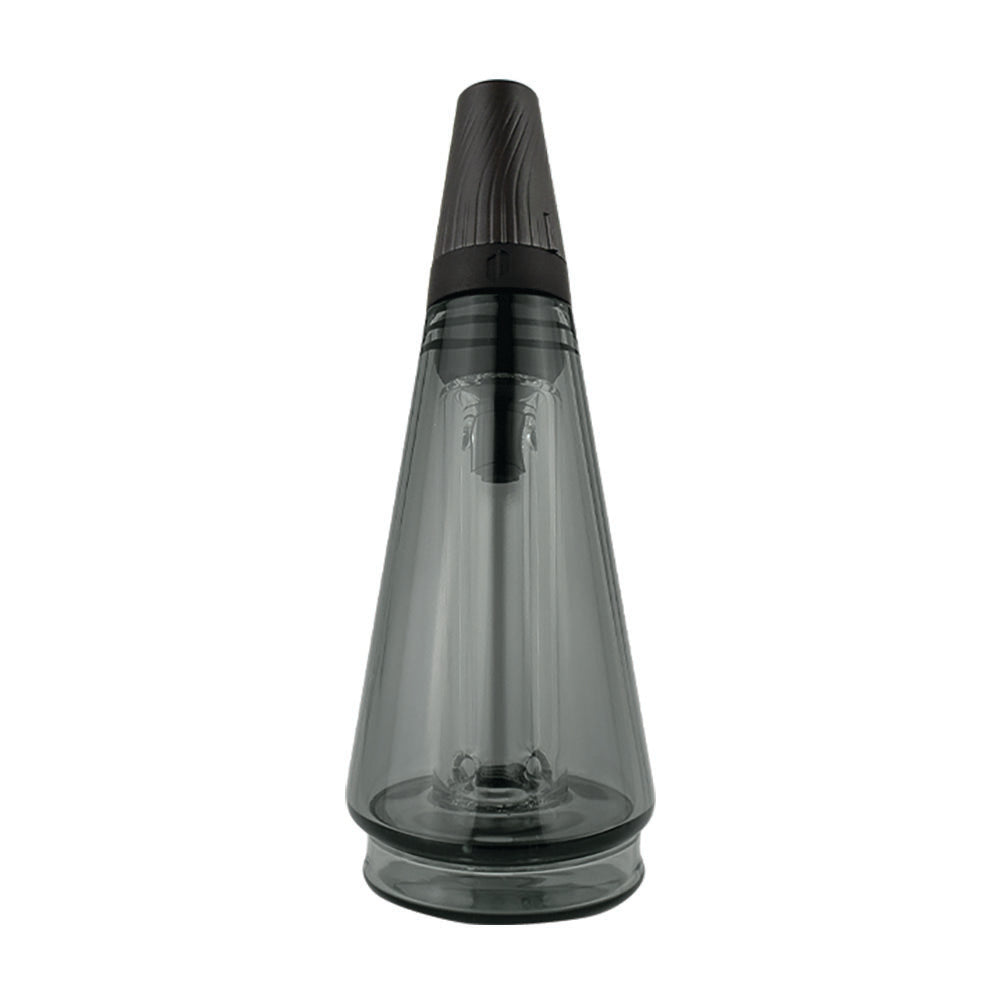 Take a trip. The Puffco Travel Glass is a patented Top for the Peak Pro and Peak that allows you to lock water inside the chamber by twisting the mouthpiece. Less spills, better portability, saves water. Dab on the go.
