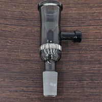 Now in smoked glass!

Made specifically for 19mm input injector style vapes!  These V2 Injector Chambers (Rod instead of tab handle + glass and screen deck options) work with all injector style ball units on the market including the DC Elev8R, TiTi, Pinky, B0, B1, B2, F16, Lethal Injector, Hot Rod, Terp Torch, Freight Train, Qaromashop (some have reported fitment issues with the Taroma lite but the others seem to work) and others.