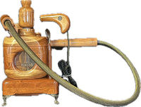 Made in a small family shop in the Southeast United States, each system is unique. This is a true conversation piece of functional art! Each set may contain different parts and of course will offer an individual mixture of woods and beauty only nature can provide.

These listings include the 14mm clear Cell in the listing! Also has LED's built in to set the mood. Choose from either Black Walnut or Cherry. Includes accessory tool set (not pictured).