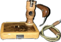 Made in a small family shop in the Southeast United States, each system is unique. This is a true conversation piece of functional art! Each set may contain different parts and of course will offer an individual mixture of woods and beauty only nature can provide.

This is a one of a kind piece!  It includes the 19mm clear Mega Cell in the listing! Also has LED's built in to set the mood. It's a real tank and words cannot describe!  Made from Black Walnut and Pecan.