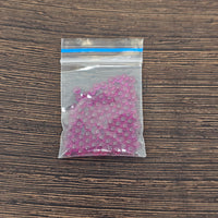 Now 20% more Ruby's for the same low price!

These 3mm Ruby (Lab Created) beads / balls / spheres have a number of different purposes being used in both heat sink vaporizer tech as well as glass mouthpiece cooling tech

Pouch is filled with ~6.5g of beads or more. 110-120 3mm ruby beads