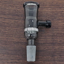 Now in smoked glass!

Made specifically for 19mm input injector style vapes!  These V2 Injector Chambers (Rod instead of tab handle + glass and screen deck options) work with all injector style ball units on the market including the DC Elev8R, TiTi, Pinky, B0, B1, B2, F16, Lethal Injector, Hot Rod, Terp Torch, Freight Train, Qaromashop (some have reported fitment issues with the Taroma lite but the others seem to work) and others.