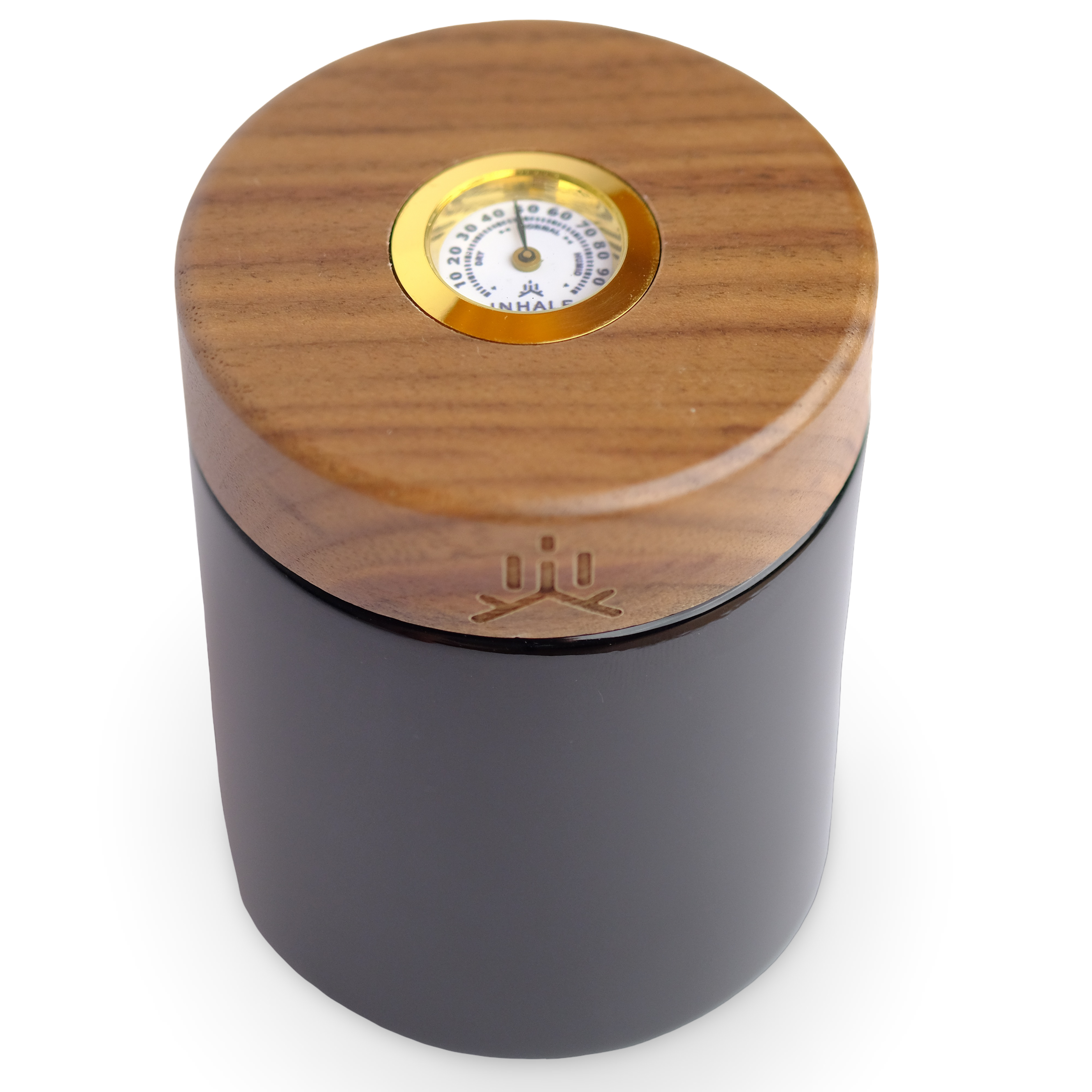 The Infinity Jar is crafted from premium UV-protective glass that blocks all harmful light while allowing only beneficial UV-A rays to pass through. This naturally preserves the purity, aroma, and potency of your concentrates. Paired with a refined walnut wood lid and precision-engineered to be fully smell-proof, it’s the ideal high-end storage solution for botanical integrity and lasting freshness.