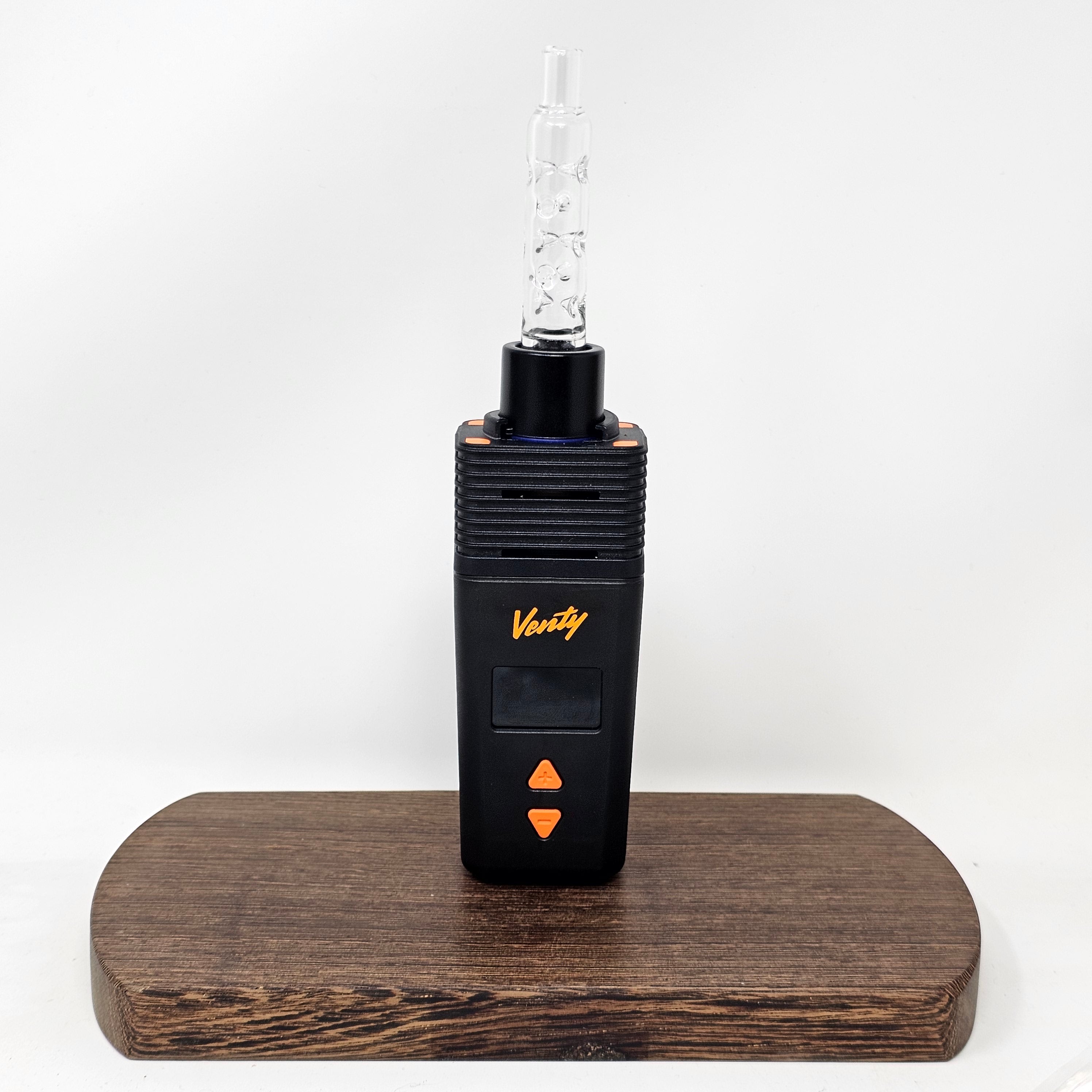 Replaces the Venty Cooling Unit in favor of a glass airpath with spiky cooling included.

Choose from Long/Short or Clear/Smoked Glass and Rocket!!

Long is just under 7" tall and Short is just under 4" tall.