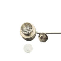 Showing Heater Head Assembly Disassembled with Beads Removed and "Twist" Airflow Insert Removed.