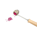 Heater Head Assembly with Top Cap Removed, showing Ruby Beads inside.