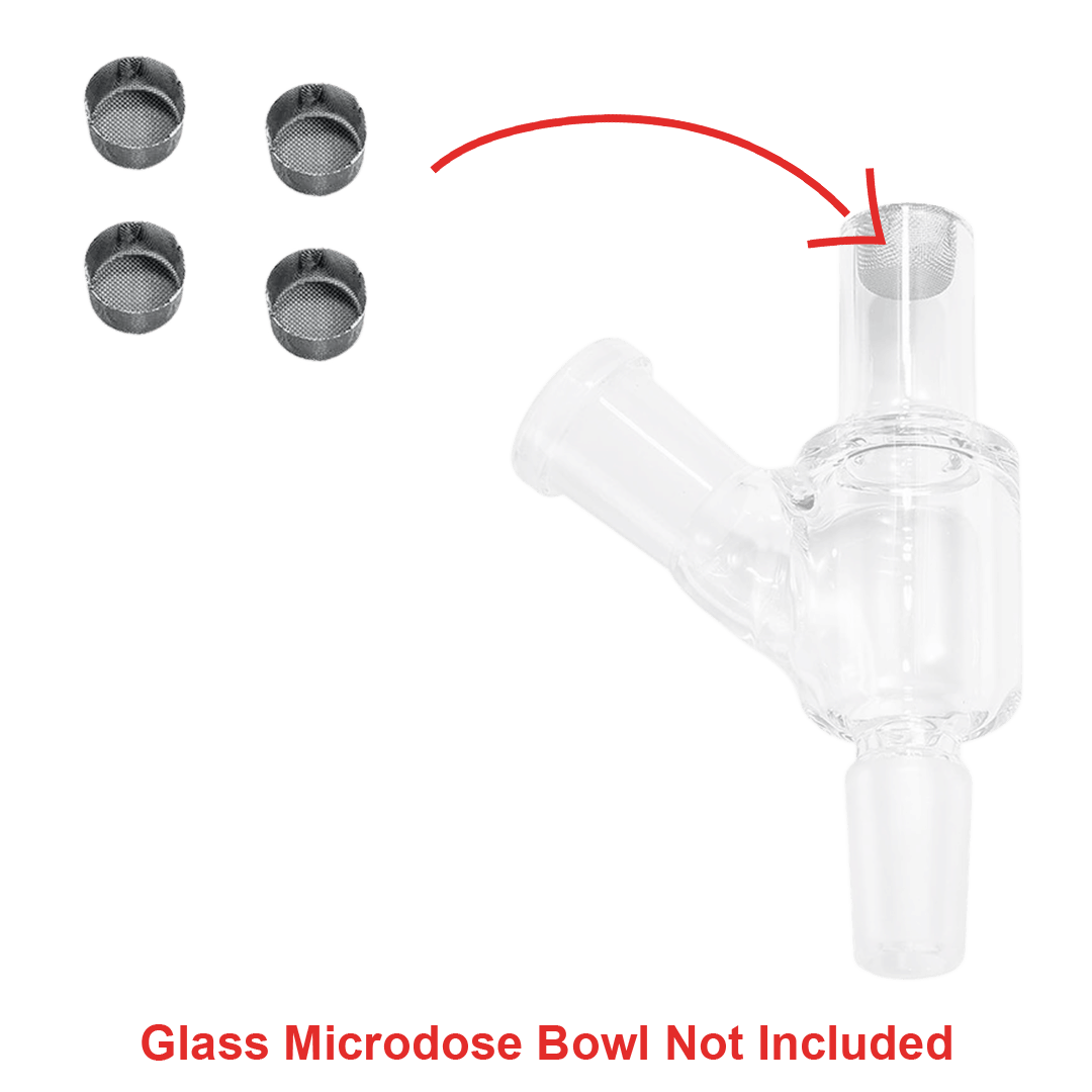 Microdose Replacement Screen 4-Pack by Crossing Tech (Choose Style)