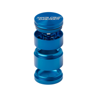 Blue 4 Piece Medium Grinder Exploded View