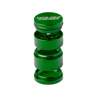 Green 4 Piece Medium Grinder Exploded View