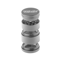 Grey 4 Piece Medium Grinder Exploded View