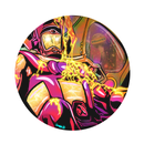 VGoodiEZ Crohnabist Designed- Series 3, Slide #1 "Dabtron" (8" Round) Mat by Moodmats