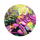 VGoodiEZ Crohnabist Designed- Series 3, Slide #2 "Lord of Dabopokolips" (8" Round) Mat by Moodmats