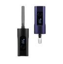 Example of the Solo II Max in Carbon Black with Glass Stem Installed and the in Mystic Blue with WPA Installed