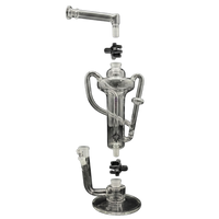 Exploded View of the Modular External Diffusion Pump's Sections and Clips