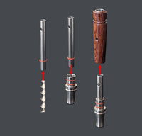 8mm Wood Stem Assembly Diagram