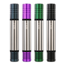 Tempest Cases All Colors Lined up showing Midnight Blue, Purple, Racing Green and Black from left to right.