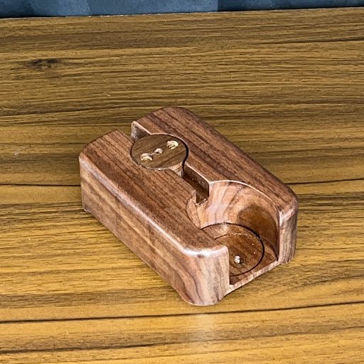 The Club Wireless Docking Station in Black Walnut by The Club WIB image