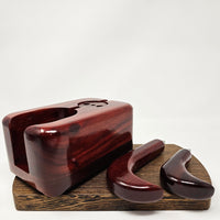 Made in a small family shop in the Southeast United States, each system is unique. This is a true conversation piece of functional art! Each set may contain different parts and of course will offer an individual mixture of woods and beauty only nature can provide.