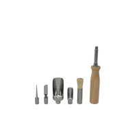 Complete threaded hardware set by Crossing Tech