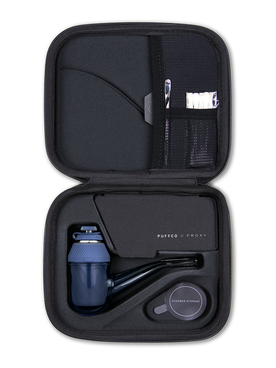 The Puffco Proxy puts unmatched versatility and top-tier technology in the palm of your hand. This compact vaporizer harnesses our patented 3D Chamber to deliver premium flavor, featuring four precision heat settings and a simple single-button interface. Start with the Proxy Kit and expand with Pieces from the Proxy Collection – the Proxy is designed to grow with you.

Don't just experience hash. Explore it.