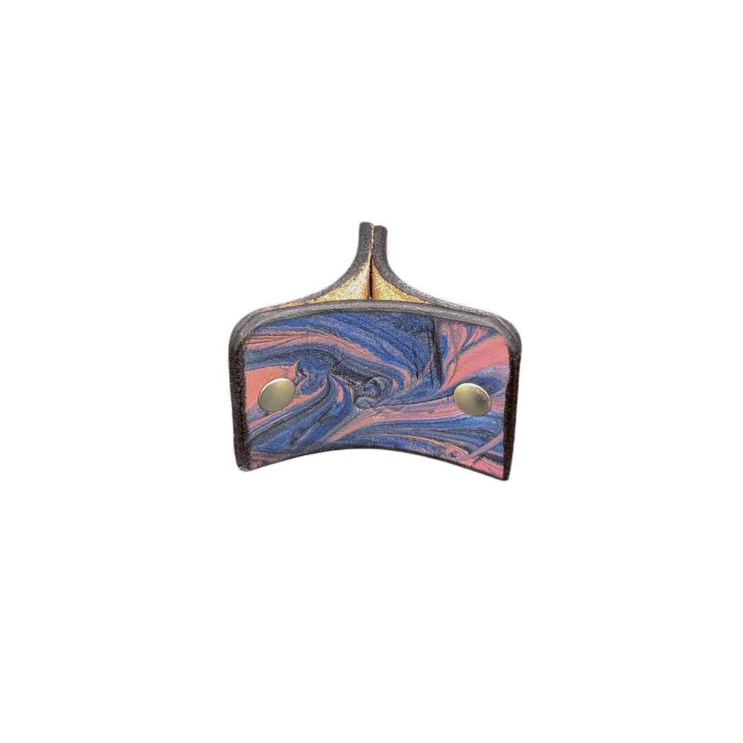 Blue Purple Marbling