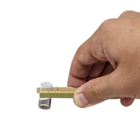 Bamboo Tweezers (6 pack) for Removing Hot Quartz Heating Cap by Vaphit