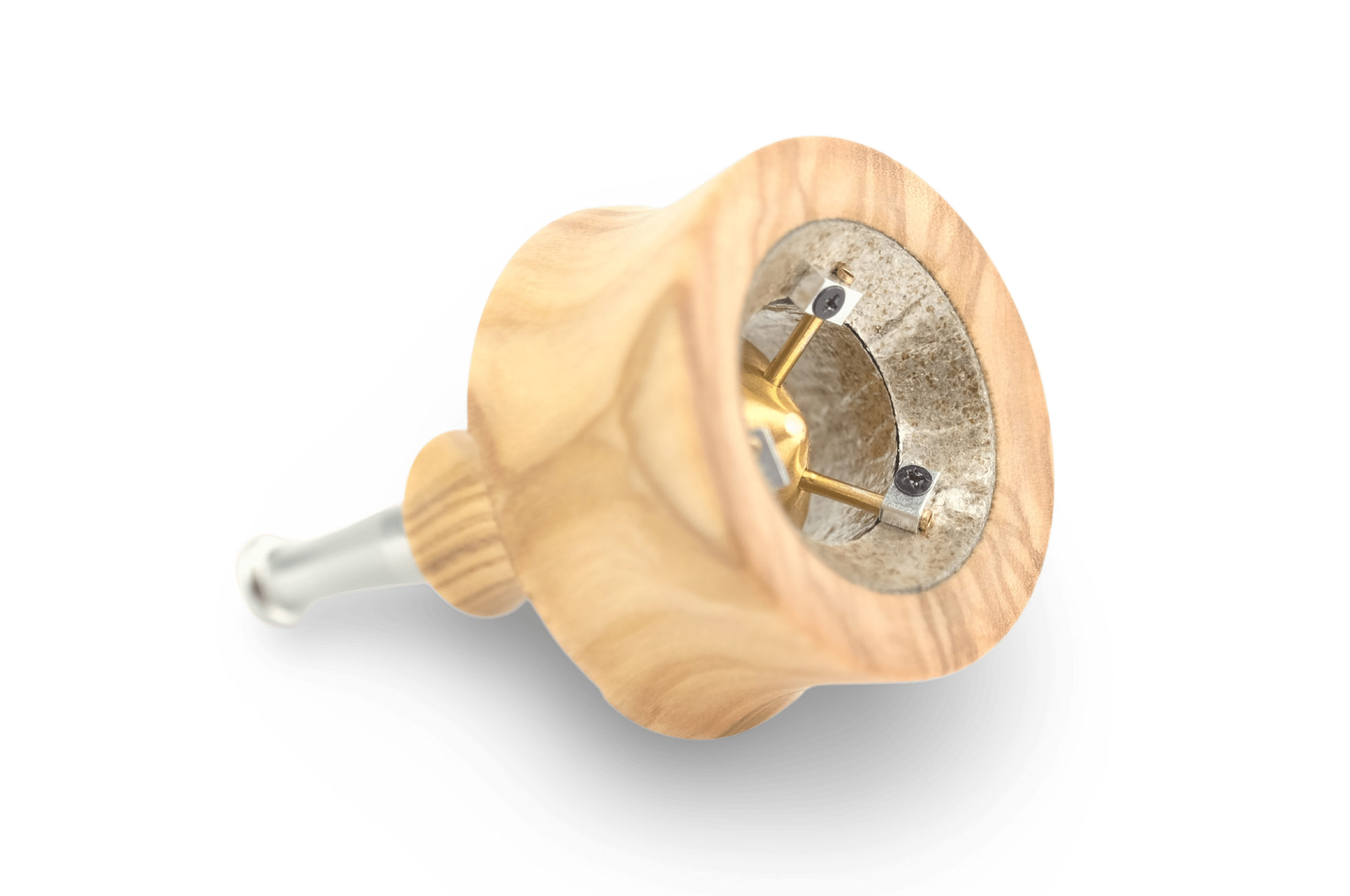 Vapman's ingenious operating principle makes it a reference product in its class. The sophisticated pan shape allows an even heat distribution while the built-in air nozzles provide hot fresh air supply and avoid gas inhalation. This results in an unsurpassed vaporization experience.