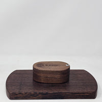 Vapman Case in Walnut with Crop Circle Jelly Fish Inlay by PhattPiggie.

You are purchasing one Vapman case. No Vapman unit is included. One is shown for demonstration purposes only. Case operates with a rotating magnetic lid.